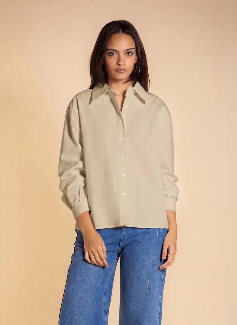 SHAPES MIDWEIGHT COTTON SHIRT