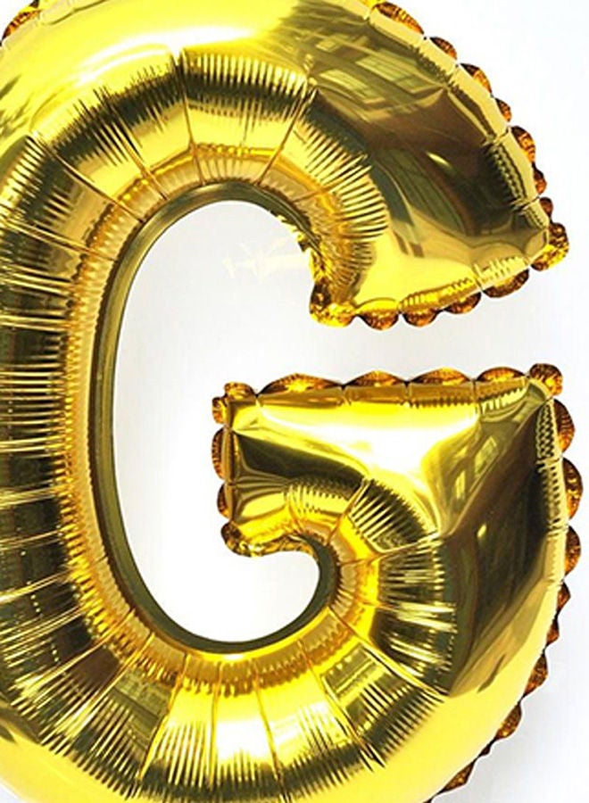 NIBEMINENT Letter G Foil Ballon 16inch - Image 2