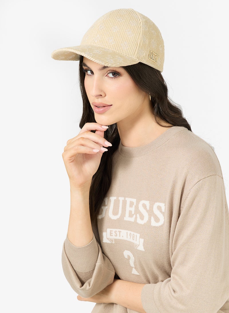 GUESS Logo Curve Peak Cap - Image 4