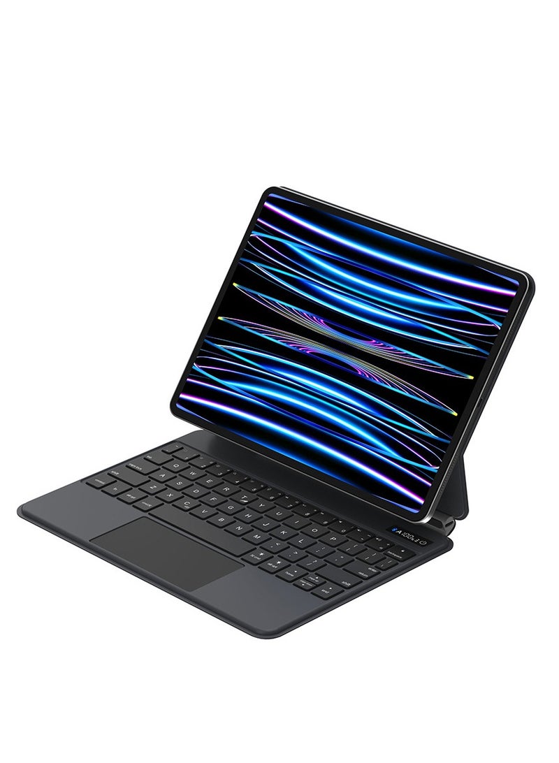 كيبورد ماجيك لاسلكي للايباد عربي + انجليزي-أسود-ايباد برو 11 /اير 10.9 انش - Image 1