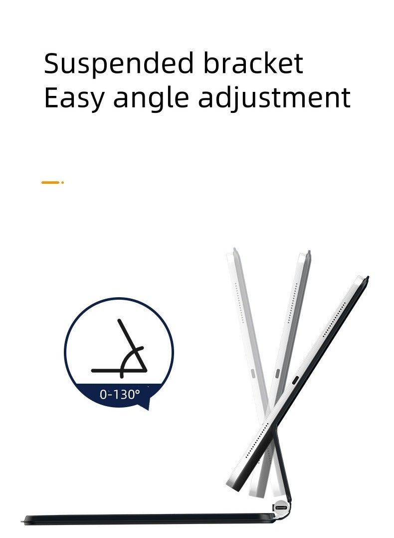 كيبورد ماجيك لاسلكي للايباد عربي + انجليزي-أسود-ايباد برو 11 /اير 10.9 انش - Image 2