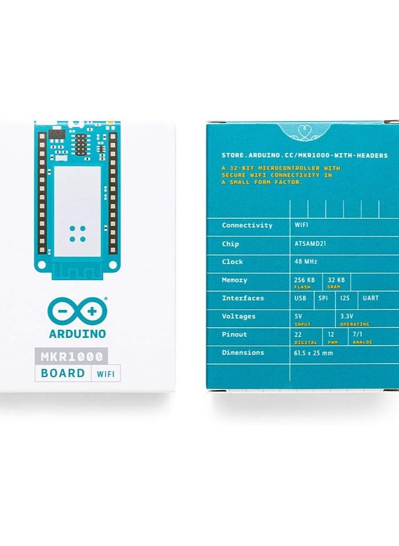 Arduino - Arduino Mkr1000 Wifi Motherboard With Headers - Image 1