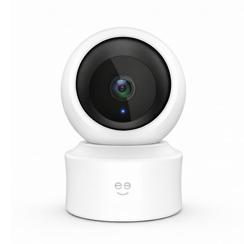 Geeni Scope Ultra 2K 360Â° Smart Indoor Camera, 1440p HD Auto-Tracking, Dual Band WiFi 2.4GHz 5GHz, Alexa & App Control, Wall Mountable, White - Image 1
