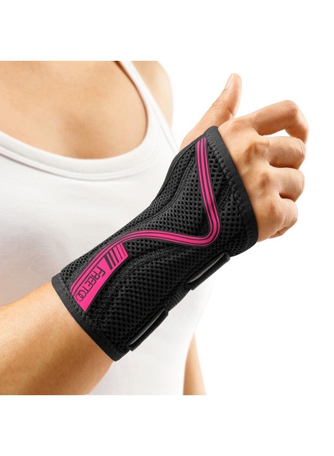 FREETOO Wrist Brace For Carpal Tunnel,[New Upgrade-Anatomically Shaped] Adjustable Wrist Support Splint For Men And Women,Hand Brace For Pain Relief, Tendinitis,Arthritis,Right Hand,Medium - Image 1
