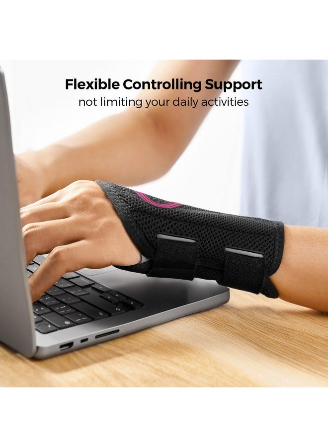 FREETOO Wrist Brace For Carpal Tunnel,[New Upgrade-Anatomically Shaped] Adjustable Wrist Support Splint For Men And Women,Hand Brace For Pain Relief, Tendinitis,Arthritis,Right Hand,Medium - Image 5