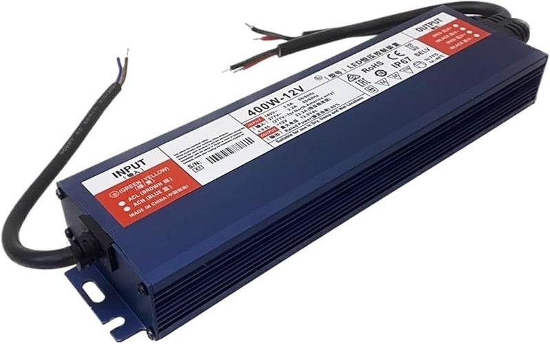 400W IP67 Waterproof Power Supply 24V 16 5A AC 220V To 12V 33A Lighting Transformer - Image 1
