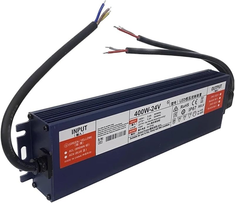 400W IP67 Waterproof Power Supply 24V 16 5A AC 220V To 12V 33A Lighting Transformer - Image 3