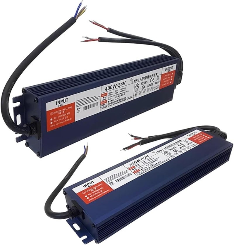 400W IP67 Waterproof Power Supply 24V 16 5A AC 220V To 12V 33A Lighting Transformer - Image 4