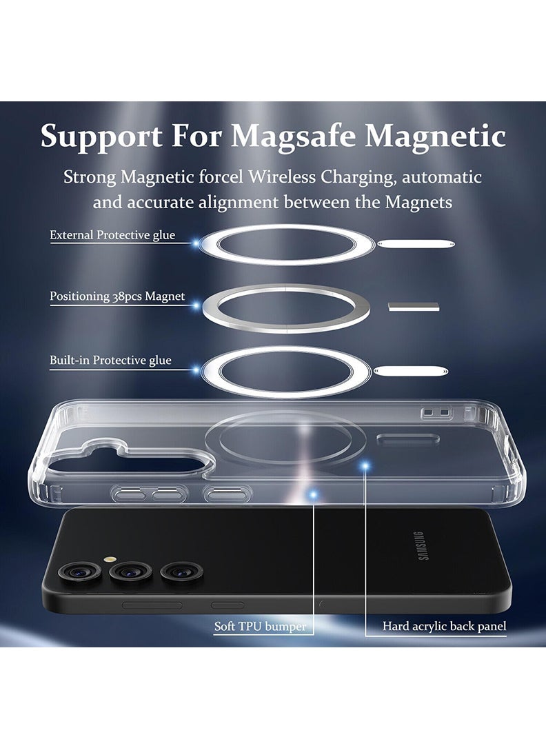 Theodor - Magnetic Case for Samsung Galaxy S24 6.2-inch Compatible with MagSafe Wireless Charging, Shockproof Phone Bumper Cover EVery bad thing has a good side copy - Image 1