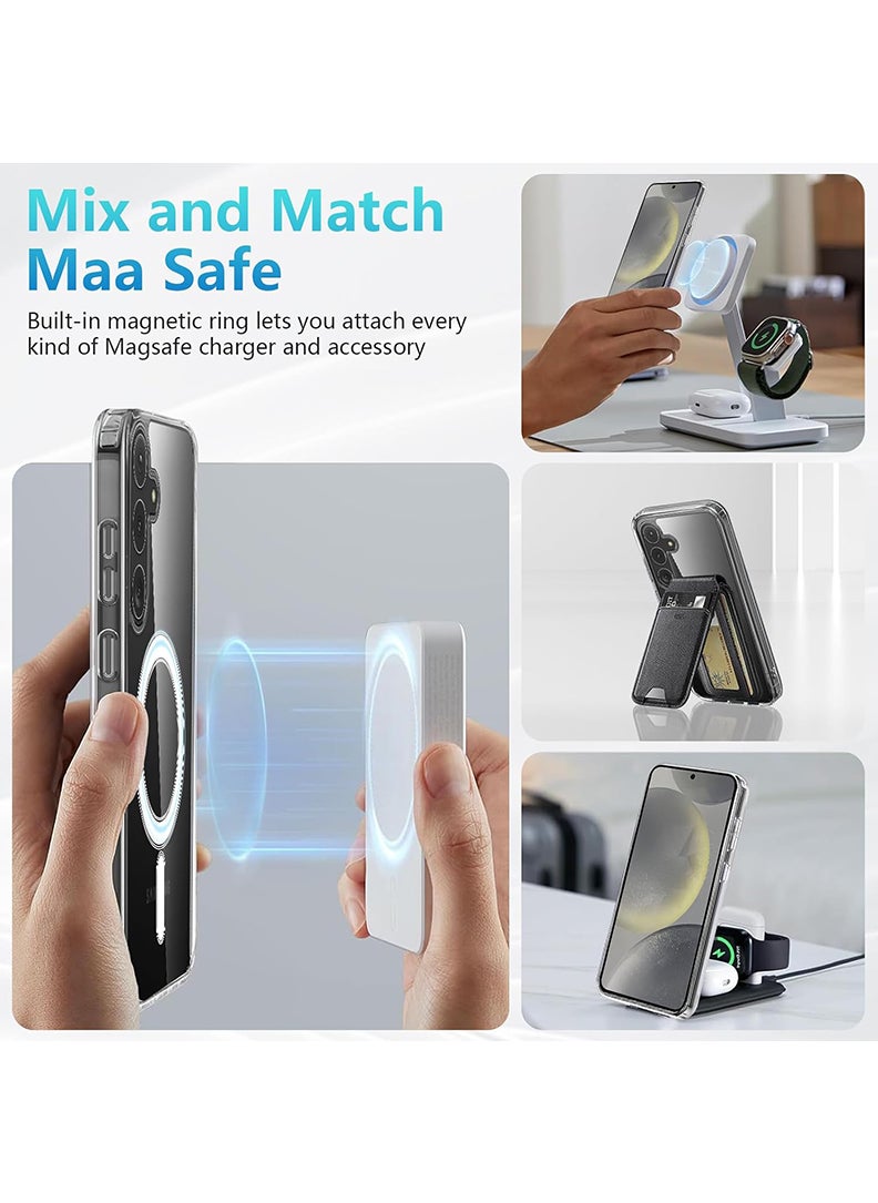 Theodor - Magnetic Case for Samsung Galaxy S24 6.2-inch Compatible with MagSafe Wireless Charging, Shockproof Phone Bumper Cover EVery bad thing has a good side copy - Image 1