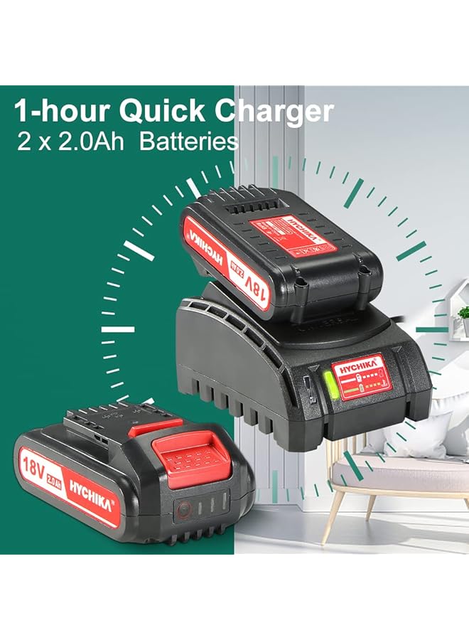 erorex Cordless Reciprocating Saw 18V Brushless Electric Saws 0 2800Spm Variable Speed Electric Saw With 2X2000Mah Batteries 2 Pcs Saw Blades Fast Charger Led Light For Wood Metal Pvc Cutting - Image 5