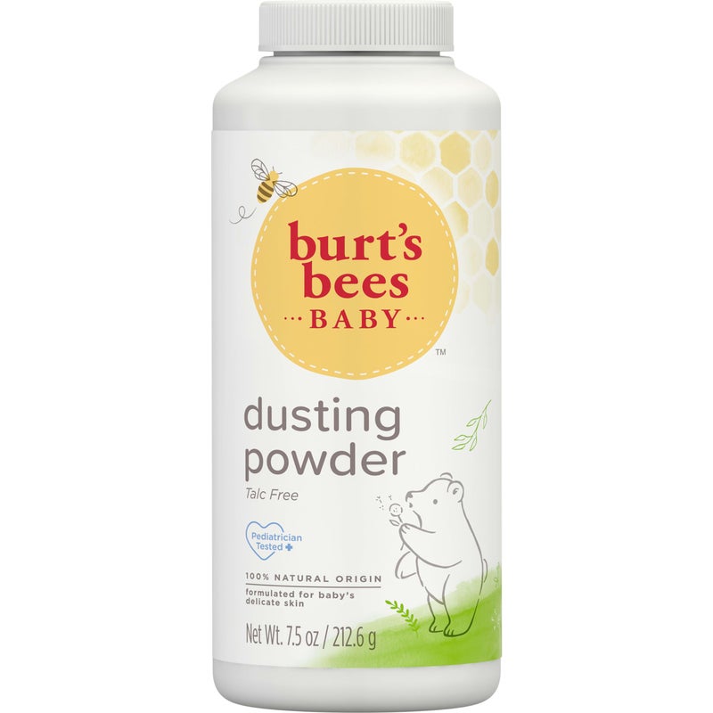 Burt's Bees هدايا عيد الميلاد من بيرتس بيز، مسحوق بودرة للأطفال، 100% من أصل طبيعي، خالي من التلك، مختبر من قبل أطباء الأطفال، 7.5 أونصة، قد يختلف التعبئة - Image 1