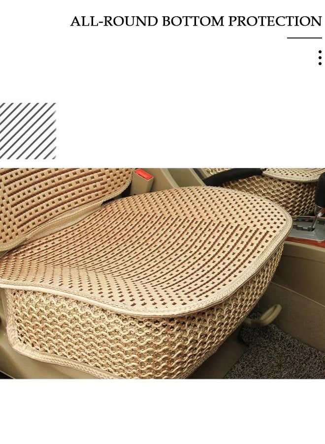 DUNISO Front Car Seat Cover, Breathable Car Seat Protector with Back Pocket Universal Four Seasons Seat Cushion Compatible with 95% Vehicle Fit for Cars Truck SUV or Vans - Image 4