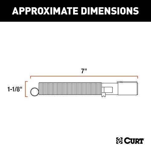 CURT 58082 Trailer-Side 6-Pin Round Wiring Harness Plug with Spring - Image 2