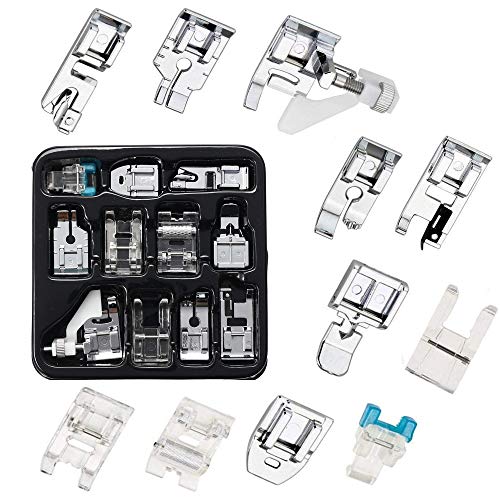Windman Presser Feet Set 11Pcs Snap On Sewing Machine Foot for Brother Singer Janome Babylock Kenmore Low Shank Sewing Machine Use - Image 1