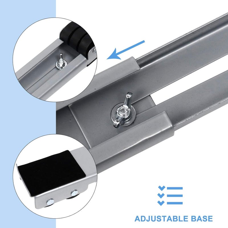 Electric Appliance Transport Stand with Non-Slip Wheels for Effortless Moving Freezer, Refrigerator, Washing Machine - Image 5