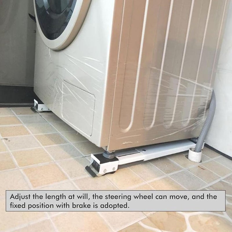 Electric Appliance Transport Stand with Non-Slip Wheels for Effortless Moving Freezer, Refrigerator, Washing Machine - Image 4