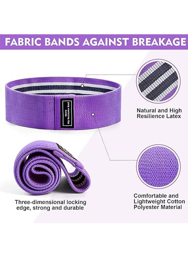 3 أجهزة كمبيوتر شخصية مضادة للانزلاق فرق اللياقة البدنية الرياضية المرنة للنساء والرجال ، 3 فرق التمرين في الخفيفة والمتوسطة والثقيلة للوركين والساقين ، مناسبة للصالة الرياضية واليوغا واللياقة البدنية ، 66X8cm - Image 4