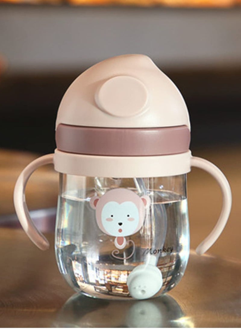 KASTWAVE Sippy Cup for Baby, Sippy Cup for Baby more than 6 months, Spill-Proof Sippy Cup, Toddler Cup with Straw and Handle, Anti-drop - Image 1