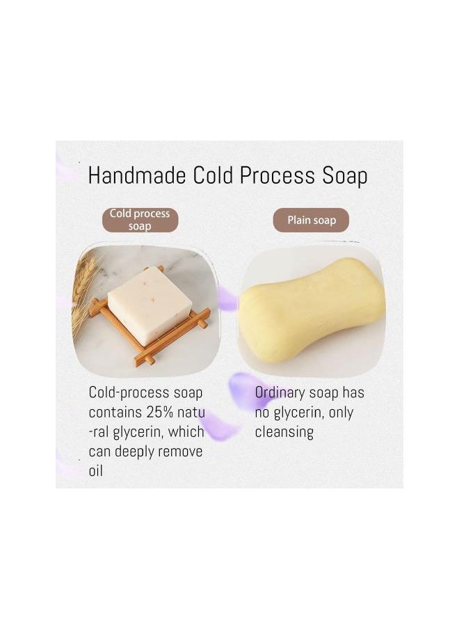 silvercnc - Rice Milk Soap, Jabon Aclarante De Arroz, Jabon De Arroz Para Aclarar La Piel, 65g Original Thai Handmade Rice Milk Soap, Goat Milk Soap, Gluta Oil-Free for Hand, Face and Body (1pc) - Image 1