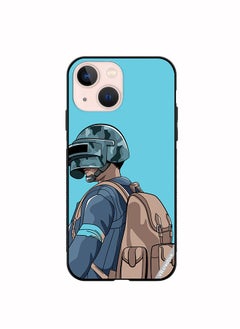 VR CREATIVE Protective Case Cover For Apple iPhone 13 Helmet And In Military Uniform Design Multicolour  - Image 1