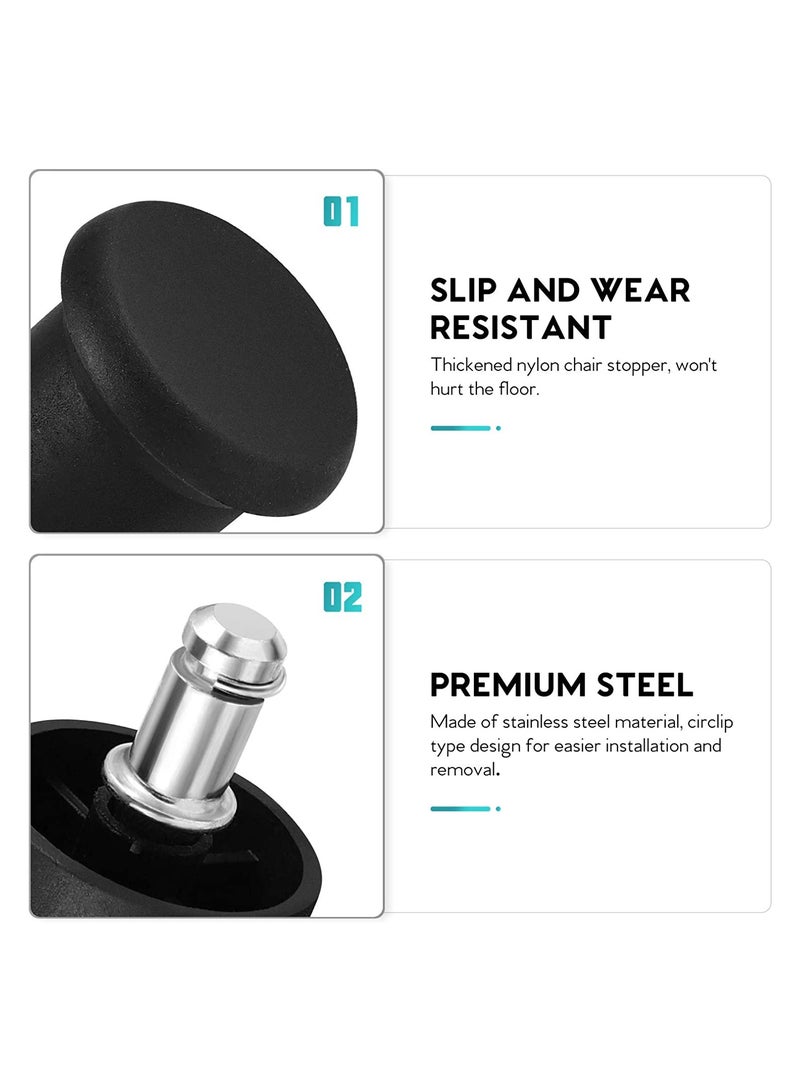 سيوسي 5 قطع من الكراسي والعجلات المنزلقة والأثاث البديل والأرضيات والأثاث المكتبي والمنزلي - Image 3