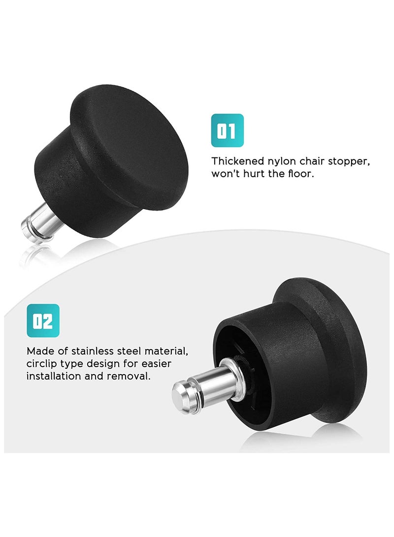 سيوسي 5 قطع من الكراسي والعجلات المنزلقة والأثاث البديل والأرضيات والأثاث المكتبي والمنزلي - Image 4