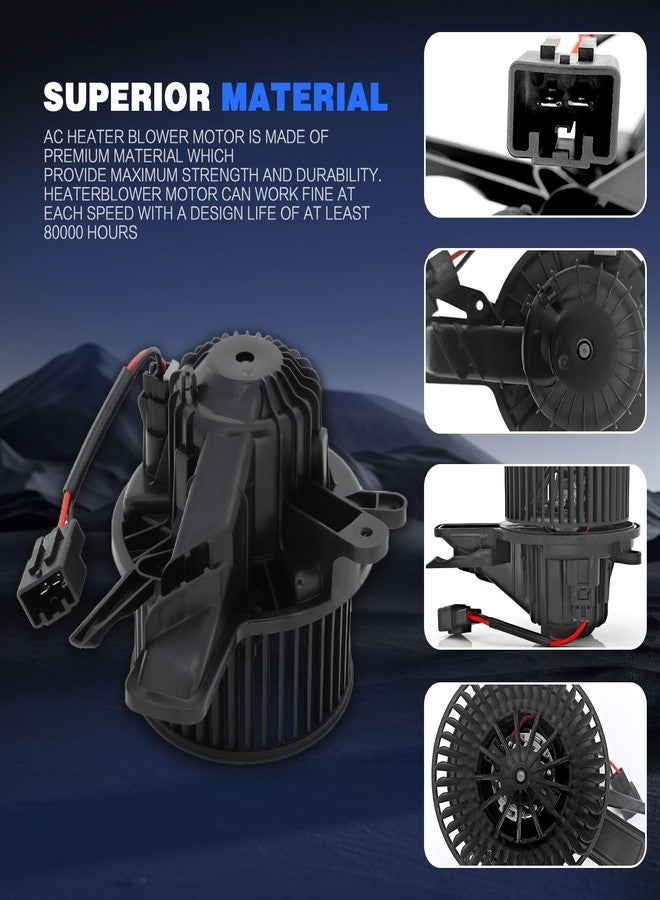 POHILA HVAC Heater Blower Motor with Fan Cage Compatible with GMC Acadia 2007-2023,Yukon 2007-2020,Cadillac XT6 2020-2022,CT6 2016-2020,Escalade/Tahoe 2007-2020 Replace 84026082, 84156077, 76977 - Image 4