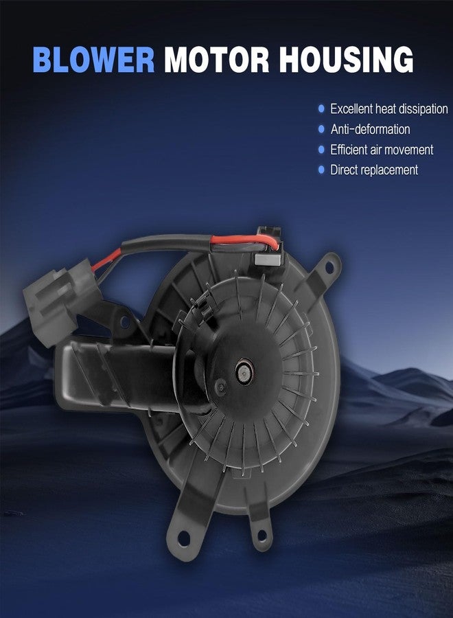 POHILA HVAC Heater Blower Motor with Fan Cage Compatible with GMC Acadia 2007-2023,Yukon 2007-2020,Cadillac XT6 2020-2022,CT6 2016-2020,Escalade/Tahoe 2007-2020 Replace 84026082, 84156077, 76977 - Image 5
