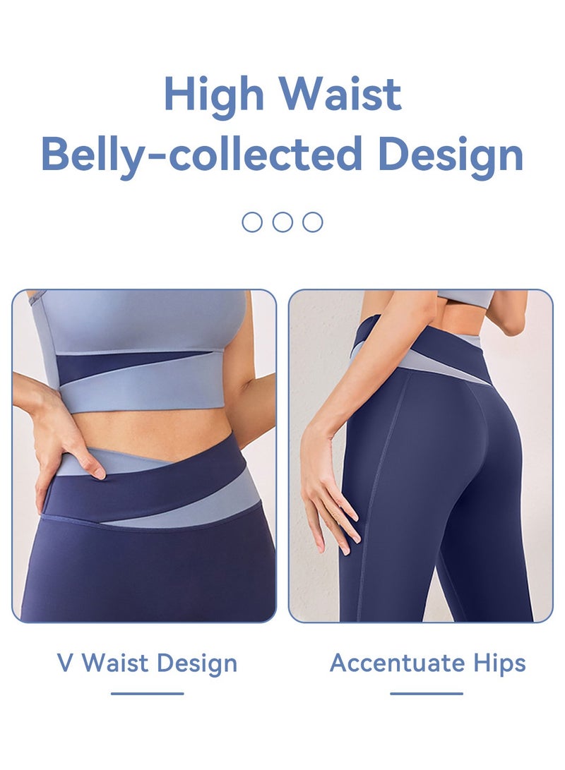 Moovant 2-Piece Premium Women's Yoga Outfit, Sports Underwear + Yoga Leggings, Push Up Shockproof Shaping Hip Lift Tracksuit Set, Beautiful Back Bra Activewear for Lady, Sports Wear  - Image 5