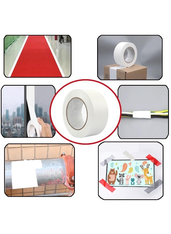 JOGAMS 2 Rolls Professional Grade Heavy Duty Duct Tape 5cm x 10m Waterproof Strong Adhesive No Residue Easy Tear by Hand for Industrial Professional Use Home Repairs Indoor Crafts Packing HV  - Image 5