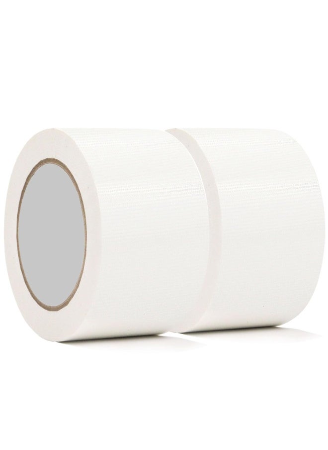 JOGAMS 2 Rolls Professional Grade Heavy Duty Duct Tape 5cm x 10m Waterproof Strong Adhesive No Residue Easy Tear by Hand for Industrial Professional Use Home Repairs Indoor Crafts Packing HV  - Image 1