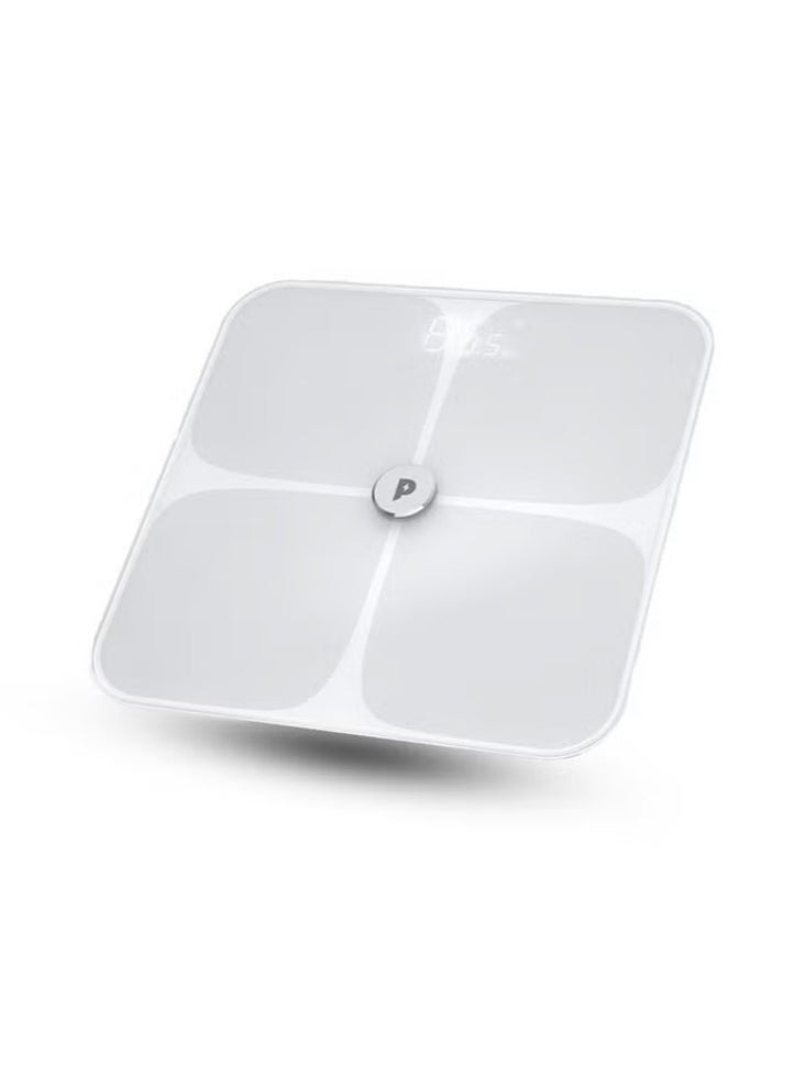Wifi Smart Body Scale / Smart Multi-Display Health Scale / iOS and Android Application / Body Fat Percentage - White