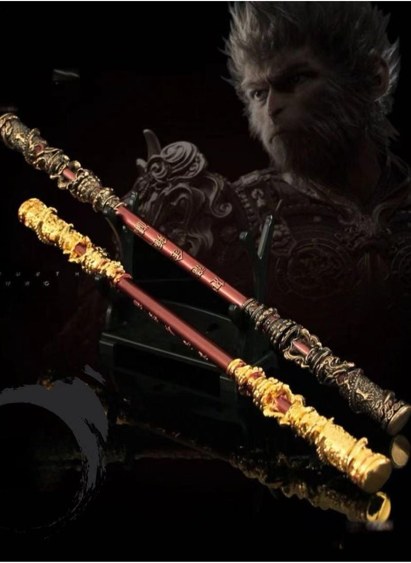 A 30CM Black Myth Wukong Game Peripheral Figure Model Ruyi Gold Hoop Stick  - Image 1