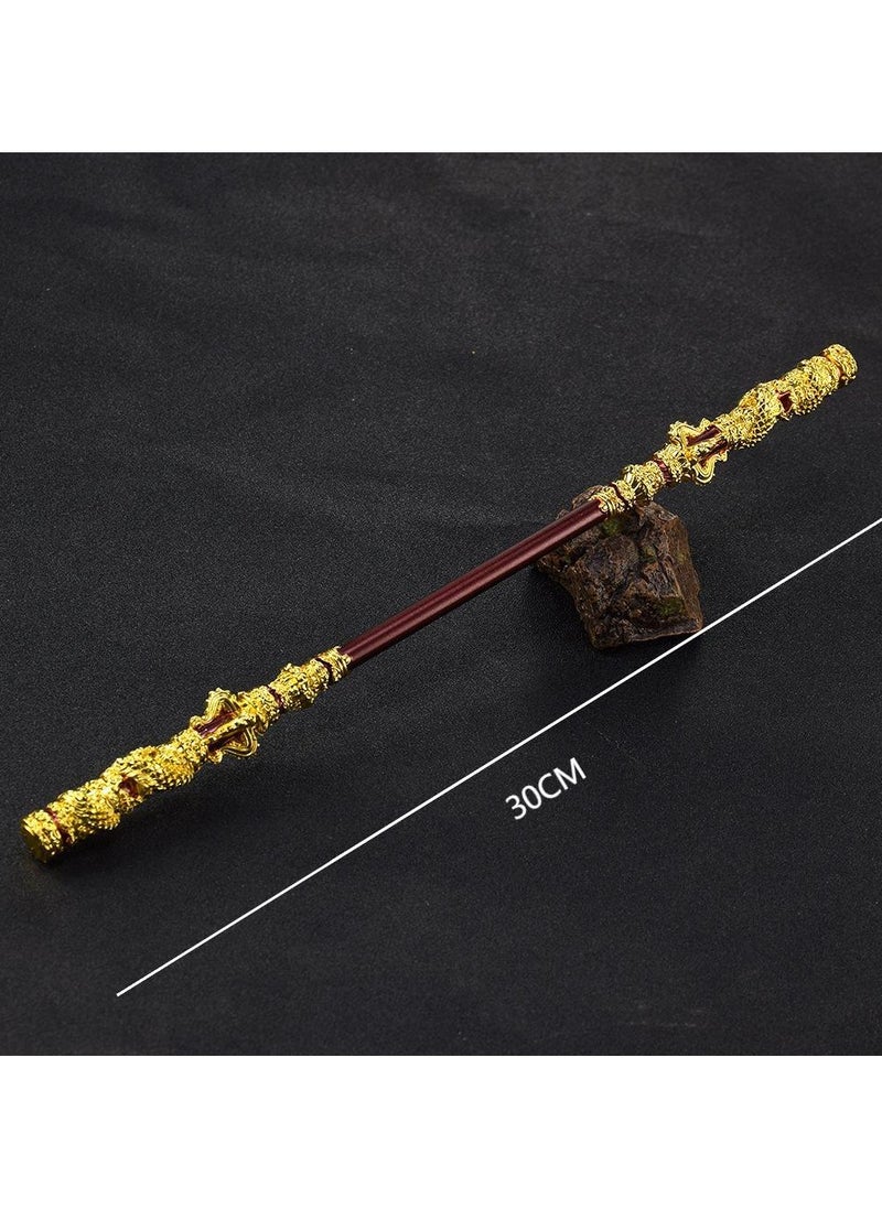 A 30CM Black Myth Wukong Game Peripheral Figure Model Ruyi Gold Hoop Stick  - Image 3