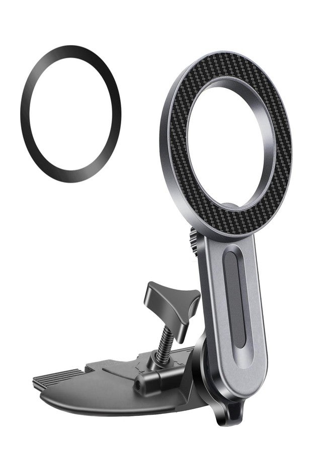 EEEKit حامل هاتف مغناطيسي من EEEKit لفتحة قرص CD، 20 مغناطيس قوي، دعم حلقة قبضة من أجل حالات Magsafe وجميع الهواتف الذكية - Image 1