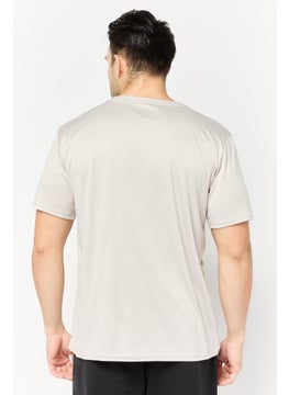RBX Men Sportswear Fit Short Sleeves Training T-Shirt, Light Grey  - Image 4