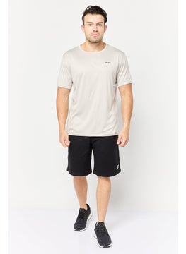 RBX Men Sportswear Fit Short Sleeves Training T-Shirt, Light Grey  - Image 2