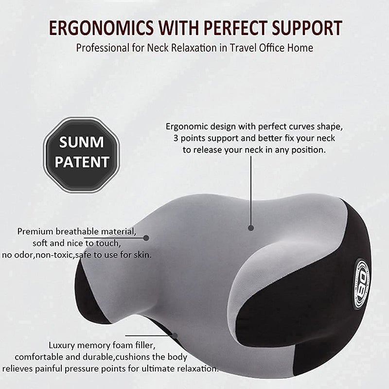 Ritmo Car Supplies Childrens Sleeping Side headrest Car Pillow Neck Protector UShaped Pillow Sleeping Safety Seat - Image 2