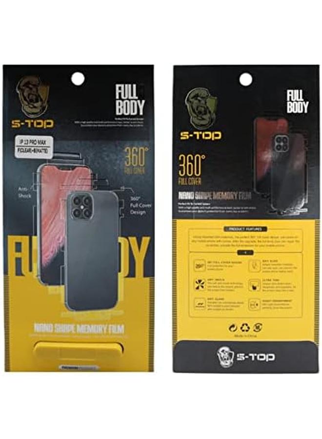 اس-توب ملصق حماية من الحرارة من الأمام والخلف لهاتف آيفون 12 برو - Image 2