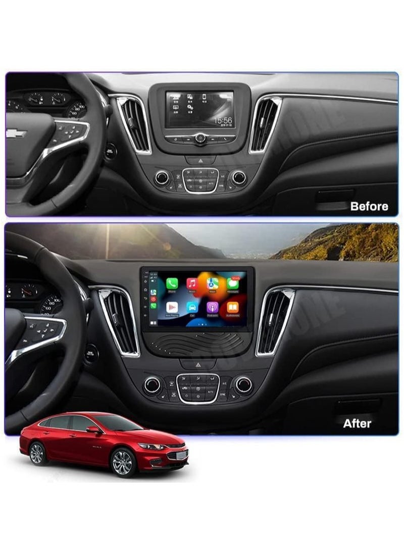 SHEZA STAR Android Car Stereo for Chevrolet Malibu 2016 2017 2018 2019 2020 2021 2022 1GB RAM 32GB ROM 9 Inch MirrorLink WiFi BT, IPS Touch Screen with AHD Camera Included - Image 2