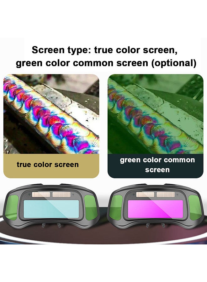 Automatic Dimming Welding Goggles Large View True Color Auto Darkening Protective Glasses for Arc Welding Grinding Cutting  - Image 4