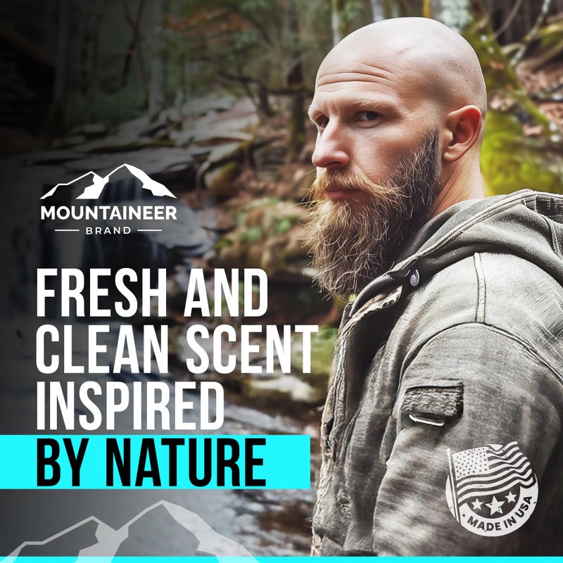 Mountaineer Brand Natural Bald Head Exfoliator with Fresh & Natural Scent | Scalp & Face Exfoliating Scrub | Bald Head Care for Men | Made in West Virginia | Exfoliate | 4oz - Image 3