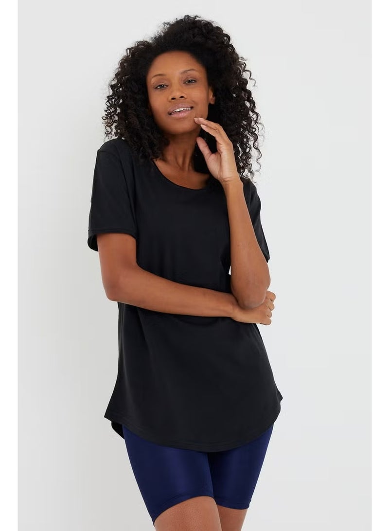 Cool Tarz Cool Style Style Cool Women Black Dirty Collar Loose T-SHIRT-XKTCPS001R16S - Image 4