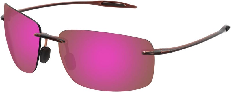JULI Eyewear نظارات شمسية رياضية JULI للرجال والنساء إطار بدون حواف TR90 للجري وصيد الأسماك والجولف وركوب الأمواج والقيادة - Image 1