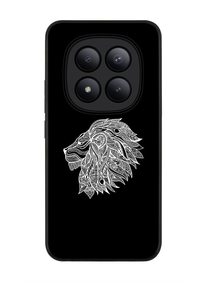 For Xiaomi Redmi Note 15 Pro+ / Poco M8 Pro Case,Slim fit Camera Protection, Shockproof Thin Phone cover  - Lion Abstract