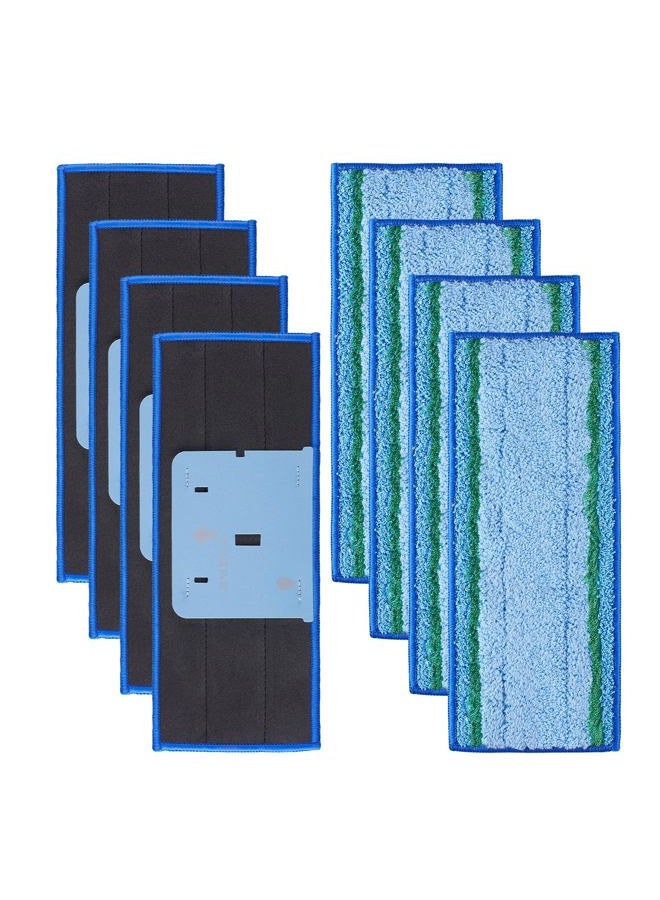 AnDongo 8 Pack Mop Pad for iRobot Braava Jet M6 Ultimate Robot Mop, Upgraded M6 Wet Mopping Pad, Washable Microfiber Replacement Cleaning Pad - Image 1