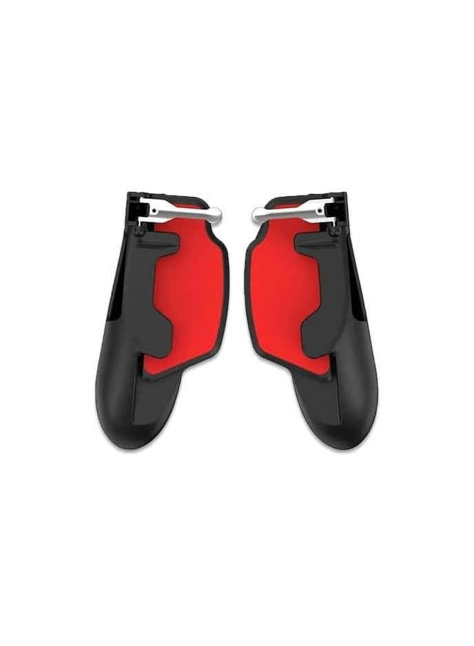 AMERTEER IPad Game Controller | Mobile Game Joystick for IPad | Tablet Game Controller with Auto High Frequency Tap | Tablet Controller for Gaming Six Finger Gamepad Aim Button Gamepad for PUBG Mobile - Image 1