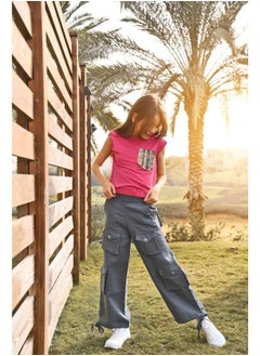 embroidered blouse with pockets
