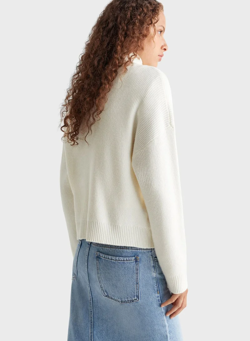 مانجو Kids Zip Essential Sweater